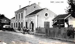 TIARET - GARE - 1942
